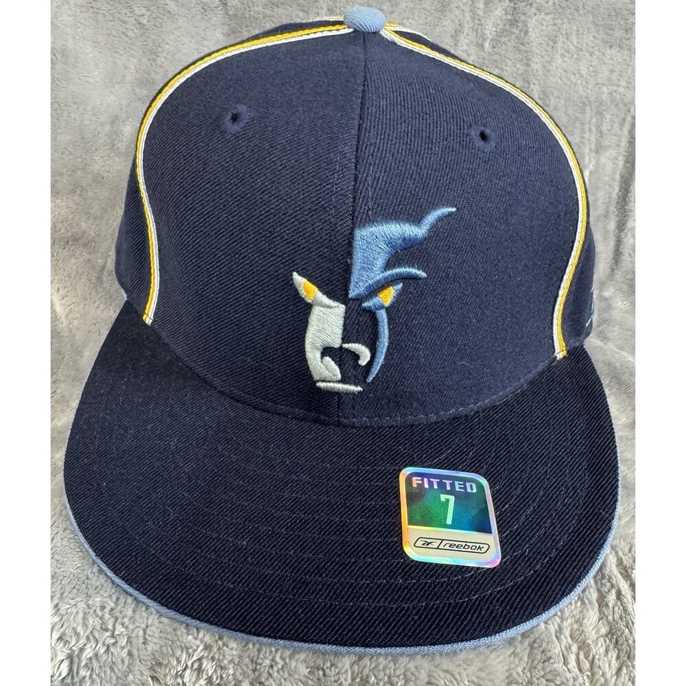 New Memphis Grizzlies Hat Cap Fitted 7 Navy Blue NBA Basketball Reebok